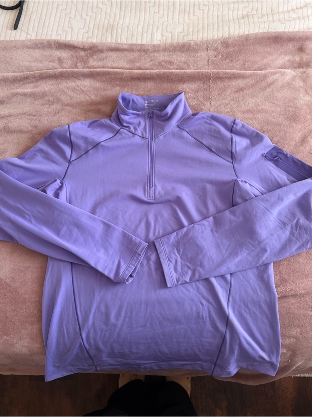 Light Purple Quarter-Zip base layer